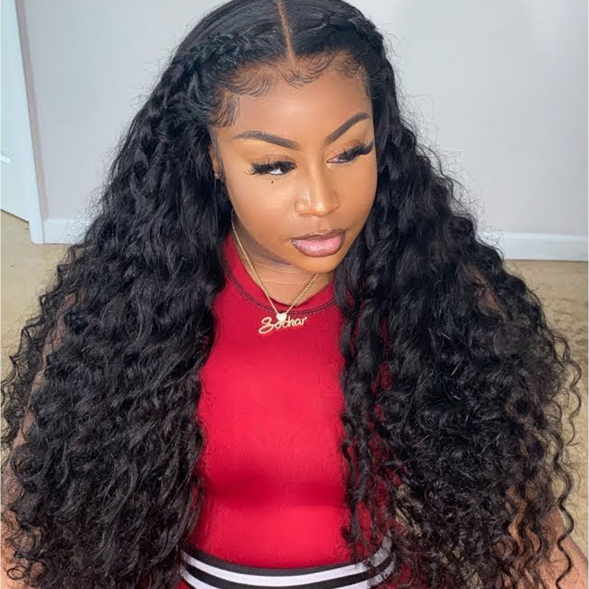 curly closure wigs
