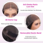 Tinashe hair 6x5 lace wig details 2