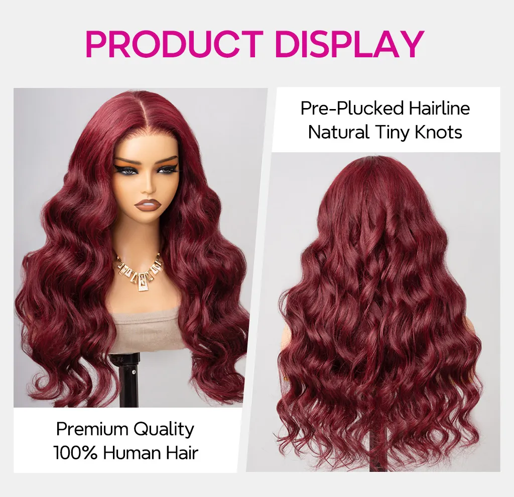 Tinashe hair 99j lace wig details body wave