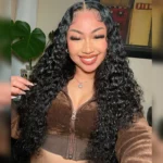 Tinashe hair water wave HD lace closure wig' (2)