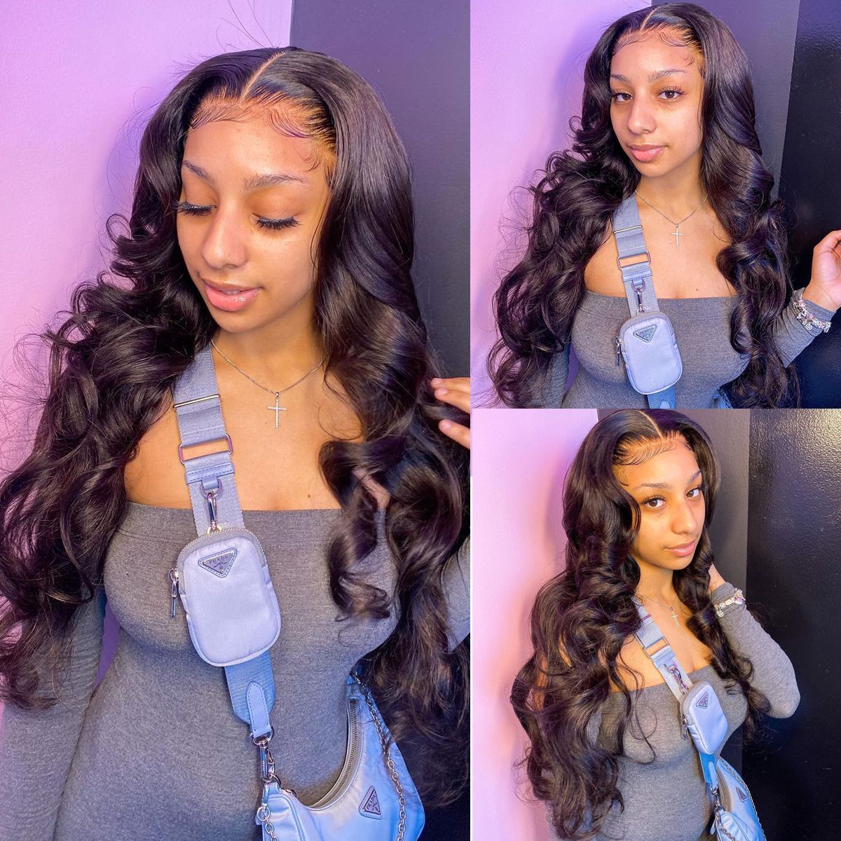 200% Density Body Wave Lace Front Wigs 