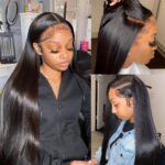 Straight HD lace front wig