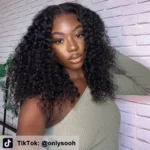 Tinashe hair wear go deep curly bob wig (2)