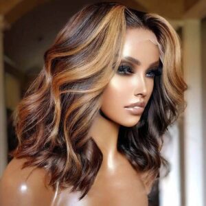 Highlight body wave bob wig (3)