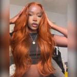 Tinashe hair ginger straight wig