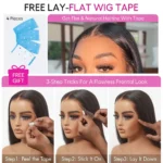 Tinashe hair free wig tape details