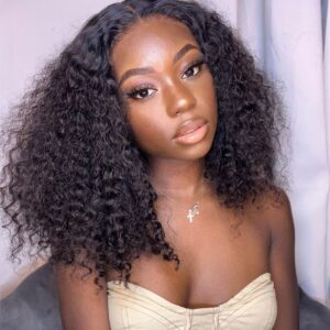 Tinashe hair glueless deep curly short wig (2)