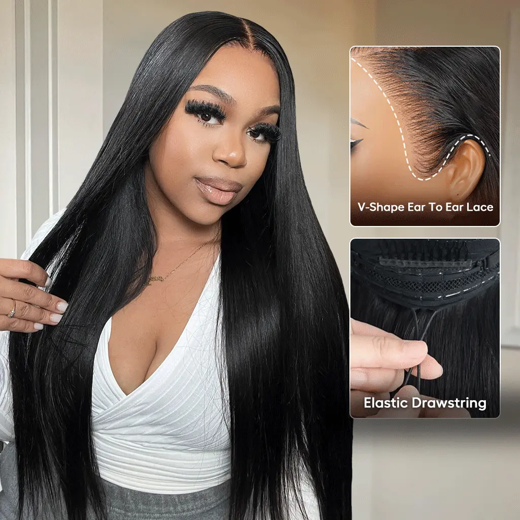 Tinashe hair pull go glueless straight wig