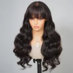 Tinashe hair body wave wig with bangs