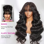 Tinashe hair body wave wig with bangs (2)