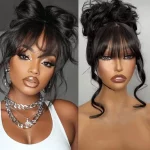 Tinashe hair body wave wig with bangs (4)
