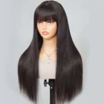 Tinashe hair straight hair wig with bangs 2