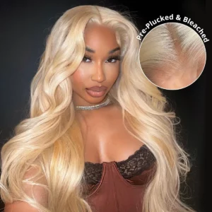Tinashe hair glueless blonde 6x5 lace wig (1)