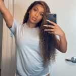 Highlight water wave lace wig
