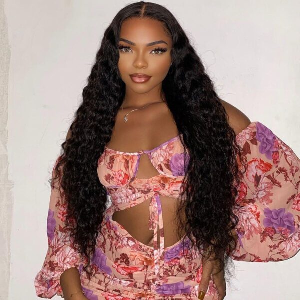 Long water wave HD lace wig