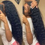Long water wave lace wig