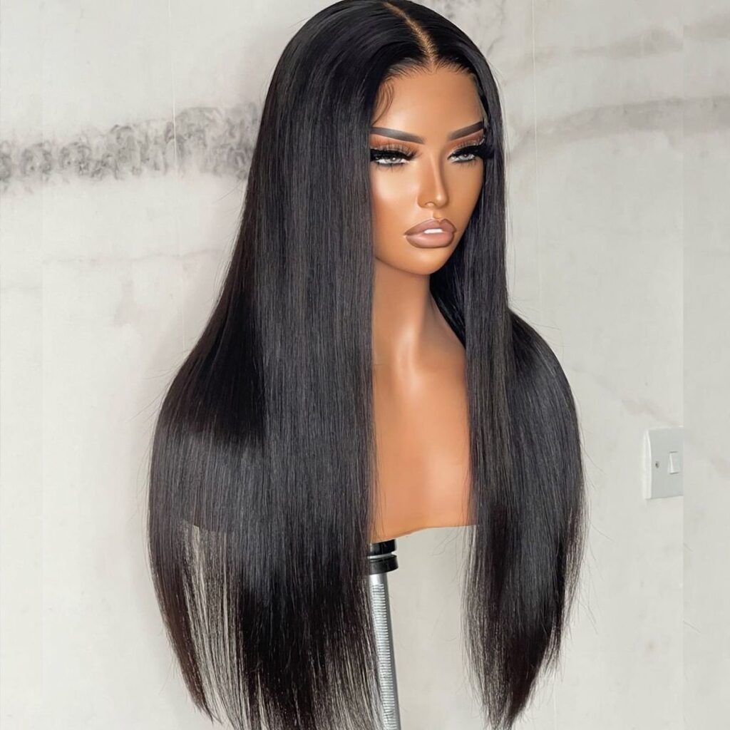 straight hair hd lace closure wig
