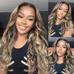 Tinashe hair highlight 1b-22 body wave lace wig