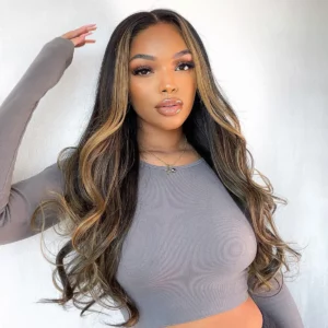 Tinashe hair highlight loose body lace wig (1)