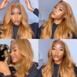 #27 body wave lace wig