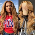 #27 body wave lace wig