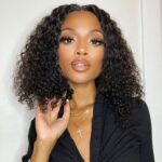 Deep wave v part bob wig