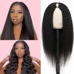 Kinky Straight V Part Wig