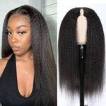 Kinky Straight V Part Wig