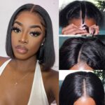 Straight V part bob wig Tinashe hair