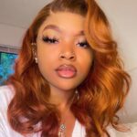 Tinashe hair ginger barrel curls lace wig (1)