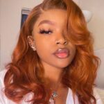 Tinashe hair ginger barrel curls lace wig (3)