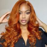 Tinashe hair ginger barrel curls lace wig (4)