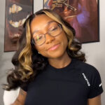 Tinashe hair highlight loose body short wig