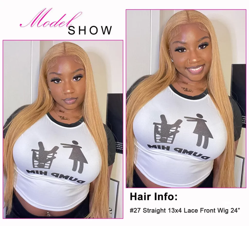 Tinashe hair honey blonde straight wig (4)