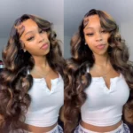 Tinashe hair wear go highlight loose body wig