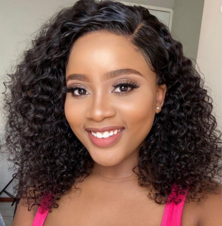 Throw On & Go Glueless HD Lace Front Wig Deep Curly Short Bob Wig