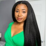 Tinashe hair wear go kinky straight wig (4)