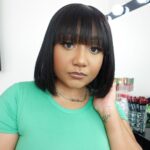 Tinashe hair glueless straight bob wig with bangs (3)