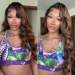 Tinashe hair ombre highlight brown body wave wig (4)