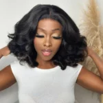 Tinashe hair part max 9x6 lace loose body short wig (1)