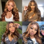 Tinashe hair highlight body wave bundles customer show