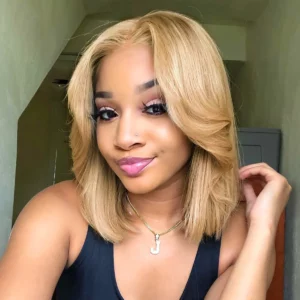 Tinashe hair honey blonde bob wig (5)
