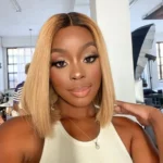 Tinashe hair glueless ombre honey blonde bob wig (2)