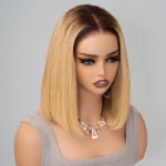 Tinashe hair ombre honey blonde bob wig (4)