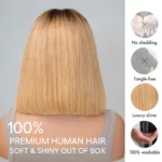 ombre honey blonde bob wig (1)
