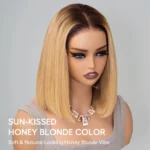 ombre honey blonde bob wig (2)