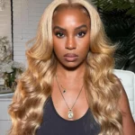 Tinashe hair wear go honey blonde glueless wig (3)