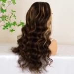 Tinashe hair glueless highlight wig with skunk stripe wig (1)