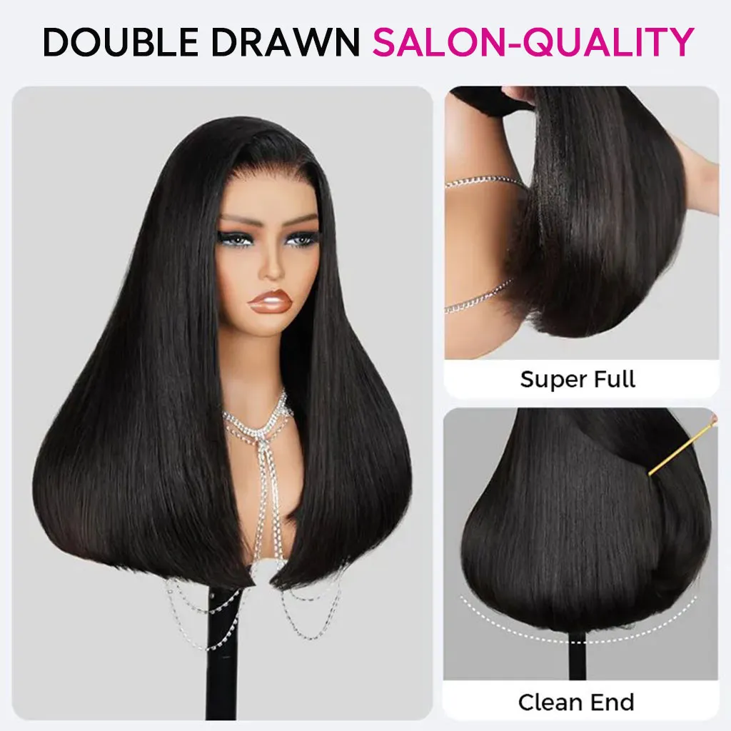 Tinashe hair blunt cut straight wig (2)