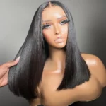 Tinashe hair blunt cut straight wig (3)